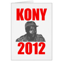 Kony 2012 Halt Joseph Kony Grußkarten