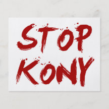 Kony 2012 Halt roter blutiger Joseph Kony Flyer