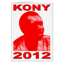 Kony 2012. Machen Sie unsichtbare Kinder sichtbar. Grußkarten