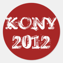 Kony 2012 sticker