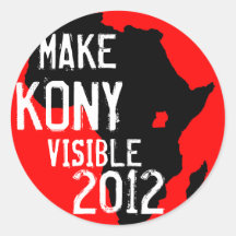 Kony Aufkleber 2012