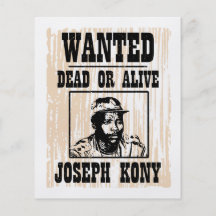 Kony Joseph 2012 Kony wollte Plakat Personalisierte Flyer