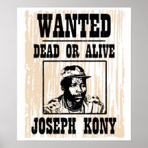 Kony Joseph Kony Steckbrief 2012 Posterdrucke