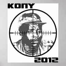 Kony Joseph Kony Ziel-Fadenkreuze 2012 Posterdrucke