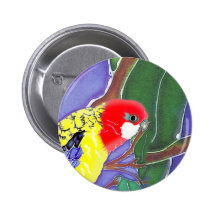 Kookaburra, Cockatoo u. Papageien-T-Shirts und Ges Anstecknadel