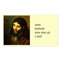Kopf von Jesus durch Rembrandt Visitenkarten