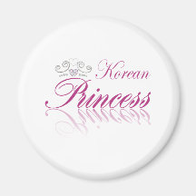 Koreanische Prinzessin Kühlschrankmagnet
