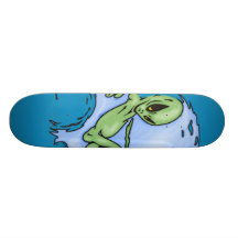 Körper-surfendes alien personalisierte skatedecks
