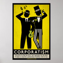 Korporativismus-Plakat