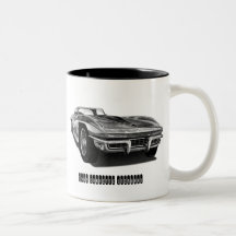 Korvettestingray-Becher 1969 Tasse