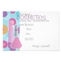Kosmetik-Party Individuelle Einladung