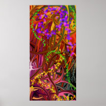 Kosmisch psychedelisches Plakat