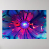 Kosmische Blume poster