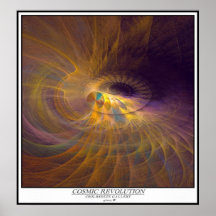 KOSMISCHE REVOLUTION/Titel Plakatdrucke