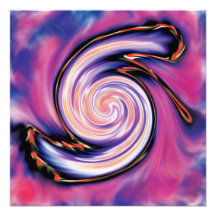 Kosmischer Drehbeschleunigungs-Foto-Druck