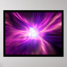 Kosmisches Aufflackern Poster