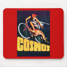 Kosmos-Windhund-Fahrrad Mauspads
