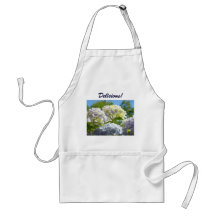 Köstlich! Schürze Sommerblaue Pastellhydrangeas