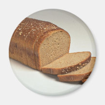 Köstliches geschnittenes Weizenbrot Kühlschrankmagnet