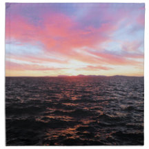 kotz Sonnenuntergang Stoff Serviette