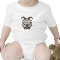 Koza der Ziegen-Säuglings-Strampler t-shirts