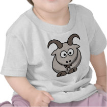 Koza die Ziege t-shirts