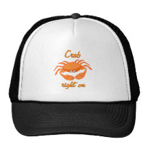 Krabben-Recht an Trucker Cap