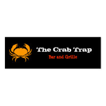 Krabben-und Meeresfrüchte-Restaurants Visitenkarte