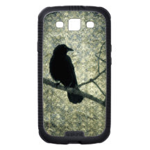 Krähe und Damast geverschmolzen Samsung Galaxy S3 Schutzhüllen