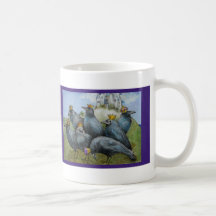 Krähen-Reim-Becher Kaffeetassen