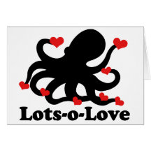 Krake hat Lose Liebe Karte