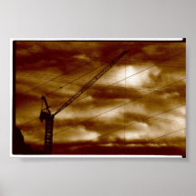 Kran Posterdruck