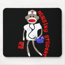Krankenpflege-Studenten-Socken-Affe-Geschenke Mauspads