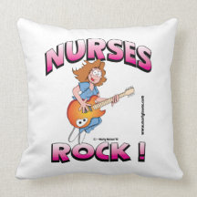 Krankenschwester-Felsen-Kissen