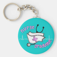 Krankenschwester-graduierte Geschenke (Kappen-und  Schlüsselbänder