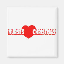 Krankenschwester-Liebe-Weihnachten Kühlschrankmagnete