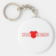 Krankenschwester-Liebe-Weihnachten Schlüsselbänder