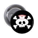Krankenschwester-Lutschbonbon Button