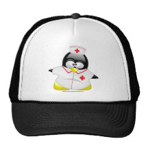 Krankenschwester-Pinguin Truckermütze