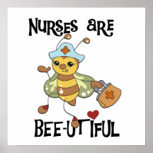 Krankenschwestern sind Biene-utiful T-Shirts und G Plakatdrucke