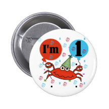 Kratzen Sie 1. Geburtstag T-Shirts und Gfits Anstecknadelbuttons