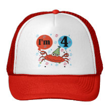 Kratzen Sie 4. Geburtstags-T-Shirts und Geschenke Baseballkappen