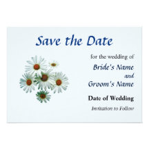 Kreis der Gänseblümchen Save the Date Individuelle Einladungskarten