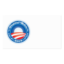 Kreis Obama Biden 2012 Visitenkartenvorlagen