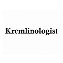 Kremlinologist Postkarte