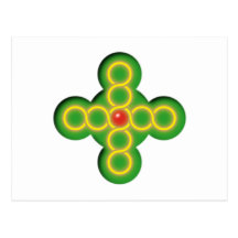 Kreuz keltisch cross celtic postkarte