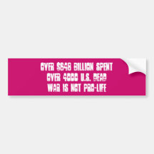 Krieg ist nicht - besonders angefertigt gegen die  autosticker