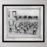 Kriegsakademie-Studenten, die in Istanbul 1885 fec Posterdruck