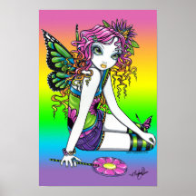 "Kristall" Süßigkeits-Regenbogen-Schmetterlings-Fe