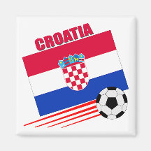 Kroatien-Fußball-Team Kühlschrankmagnete